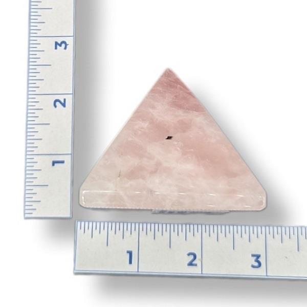 Rose Quartz 60mm Pyramid 210g Approximate