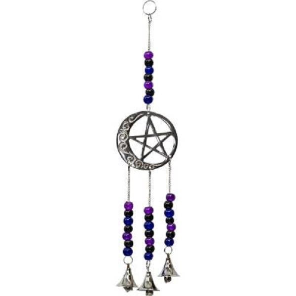 Hanging Bells Pentacle and Moon