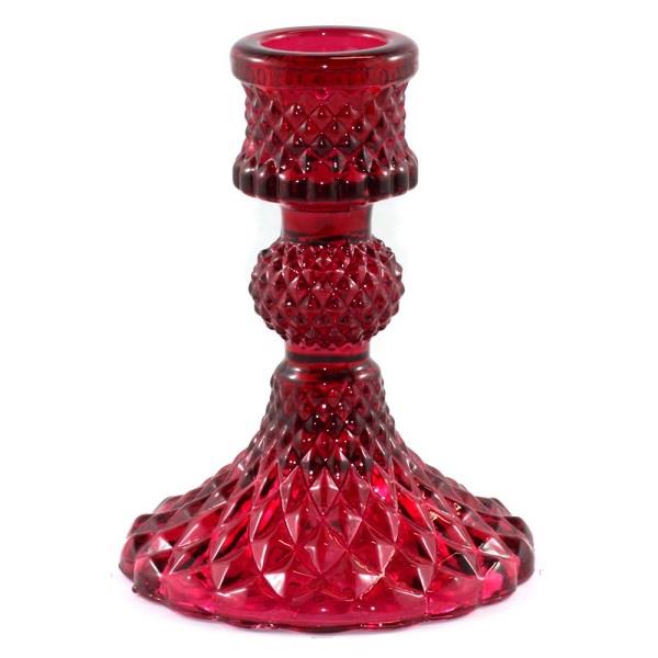 Candle Holder Baby Bella Red