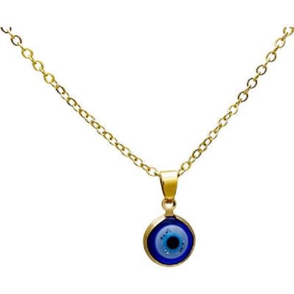 Necklace Evil Eye Gold Coloured