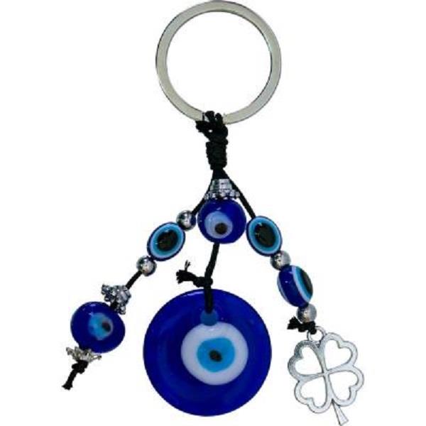 Evil Eye Keychain Clover