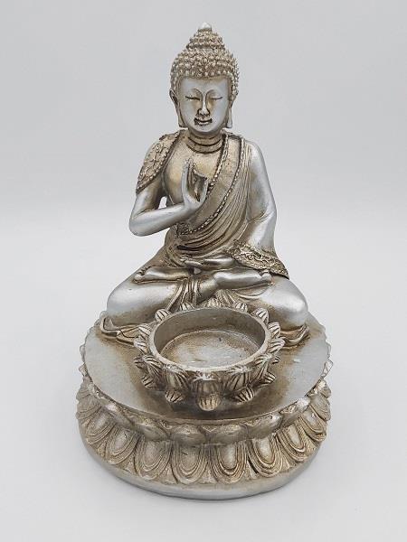 Candle Holder Buddha & Lotus