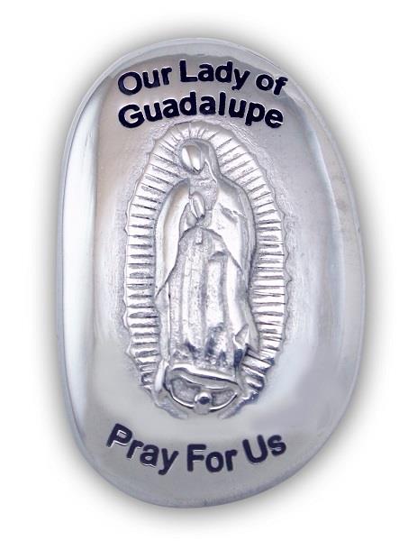 Thumb Stone Patron Saint Guadalupe | Earthworks 