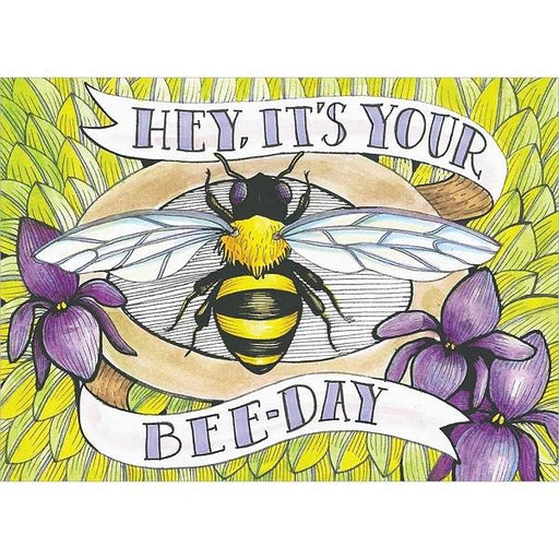 Greeting Card Bee-Day | Earthworks