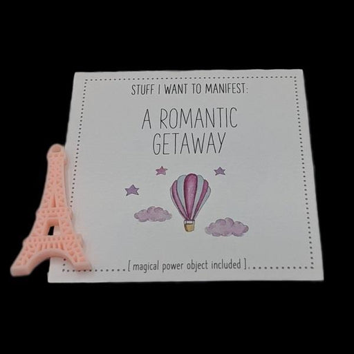 Manifestation Card & Tokens Romantic Getaway|Earthworks
