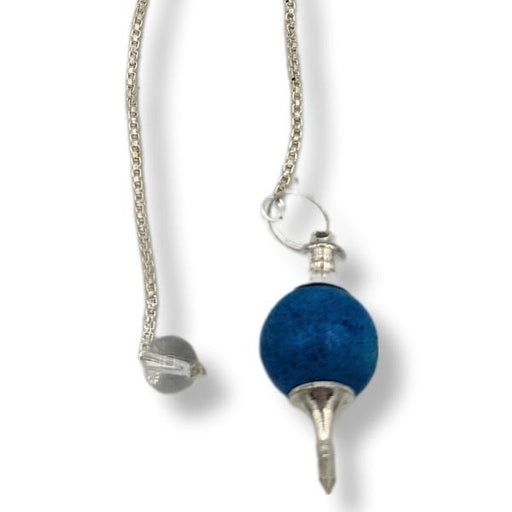 Pendulum Dyed Howlite Sphere | Earthworks