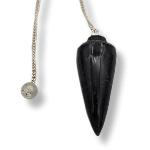 Pendulum Black Obsidian Smooth | Earthworks