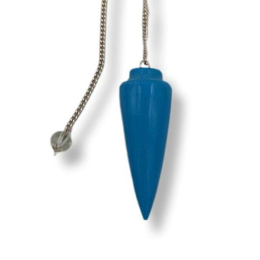 Pendulum Dyed Howlite Smooth | Earthworks