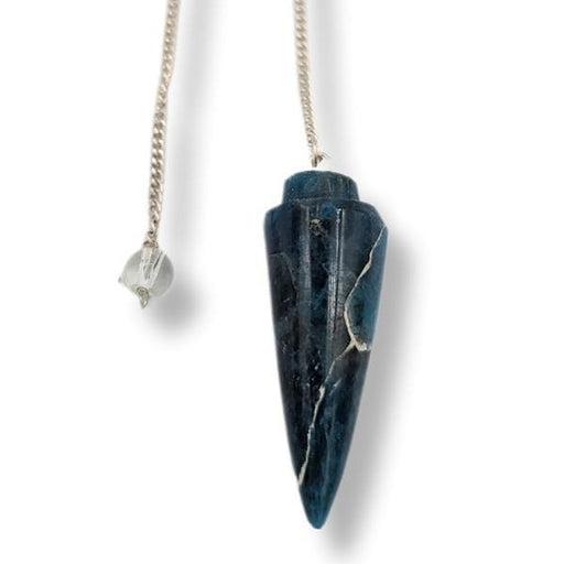 Pendulum Blue Apatite Smooth | Earthworks