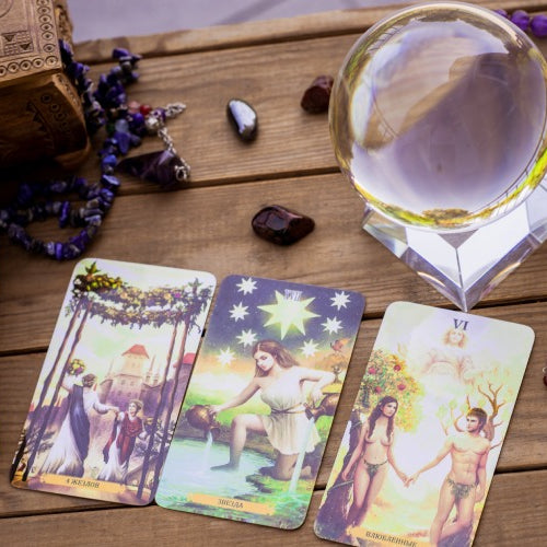 tarot card table white magic attributes witch magic love health