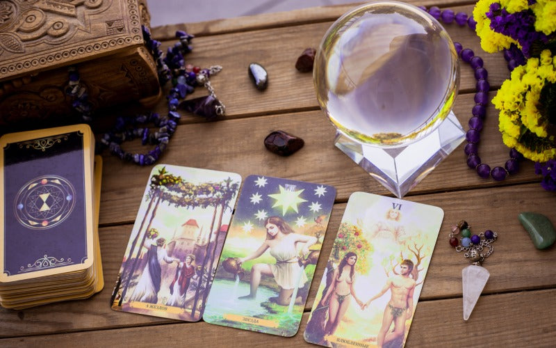 tarot card table white magic attributes witch magic love health