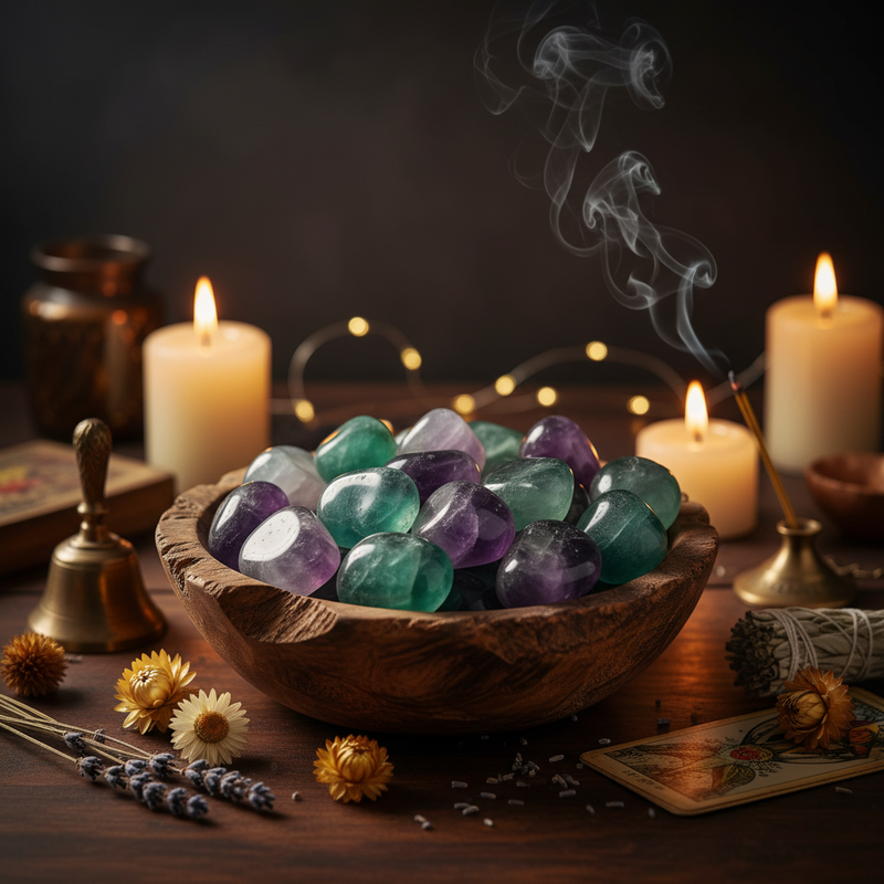 Fluorite Tumbled