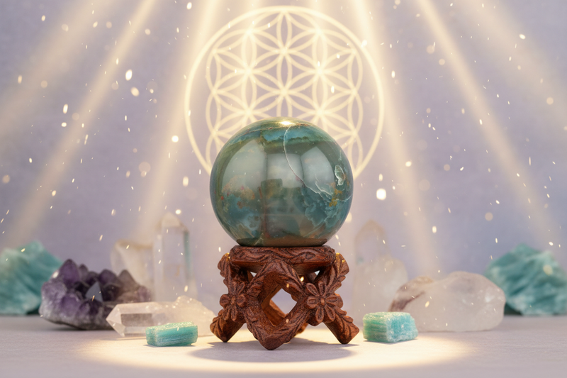 Rocks Bloodstone Sphere