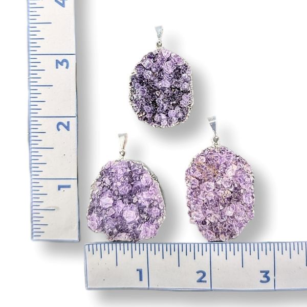 Pendant Amethyst Cluster