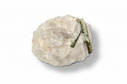 Mineral sample on a white background