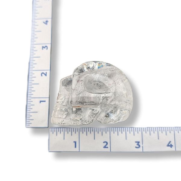 Rocks Quartz Crystal 60mm-65mm Skull