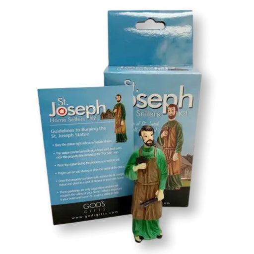 St. Joseph figurine with packaging 