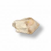 Raw crystal on a white background