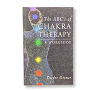 Book titled 'The ABC's of Chakra Therapy' by Deedre Diemer on a white background