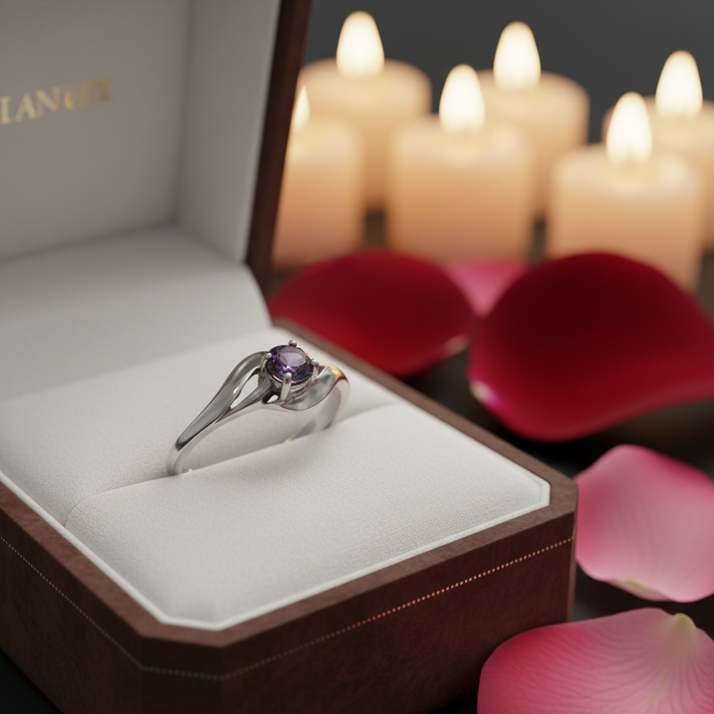 Ring Amethyst Sterling Silver