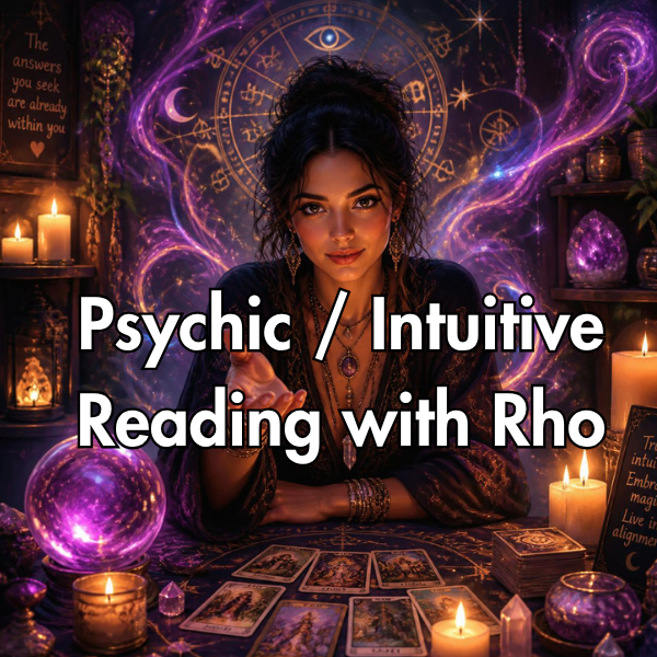 Medium/ Intuitive Reading With Rho 30 Minutes