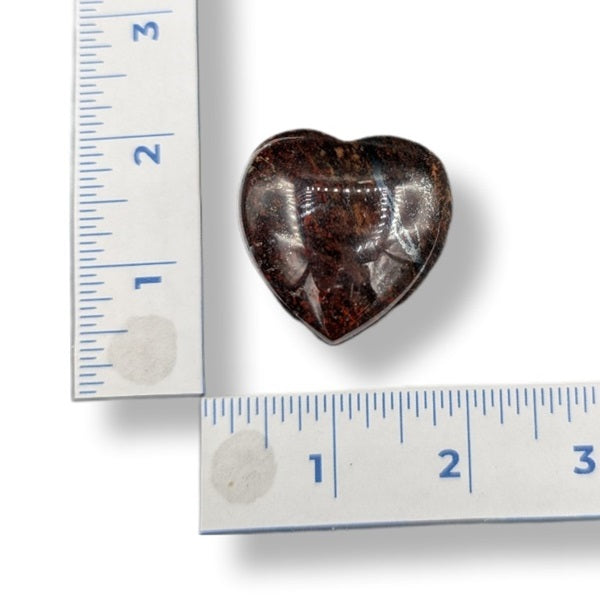 Poppy Jasper Heart 48g Approximate