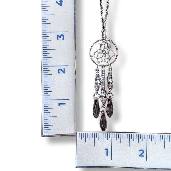 Pendant with Amethyst Dangles