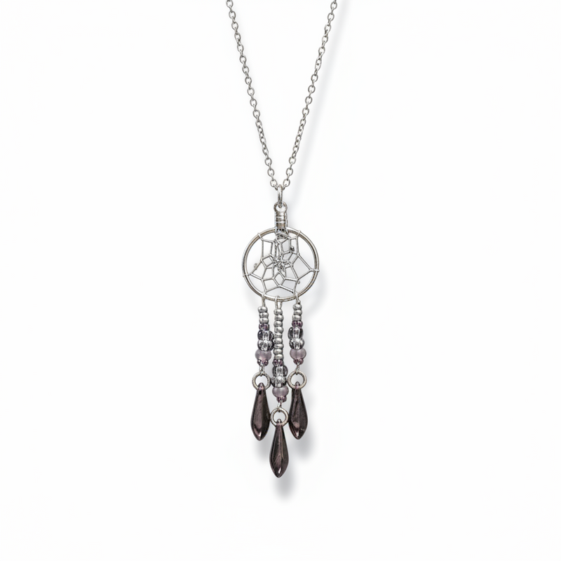Pendant with Amethyst Dangles