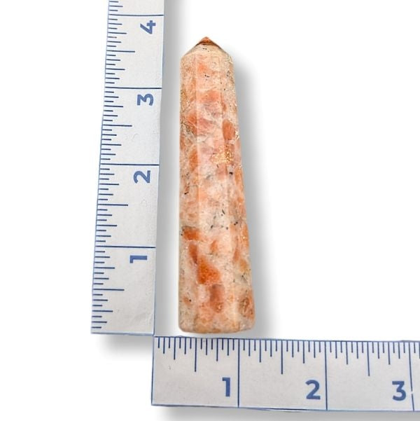 Rocks Sunstone Polished Point 61g Approximate