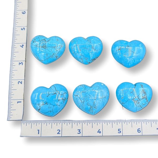 Rocks Dyed Howlite Heart