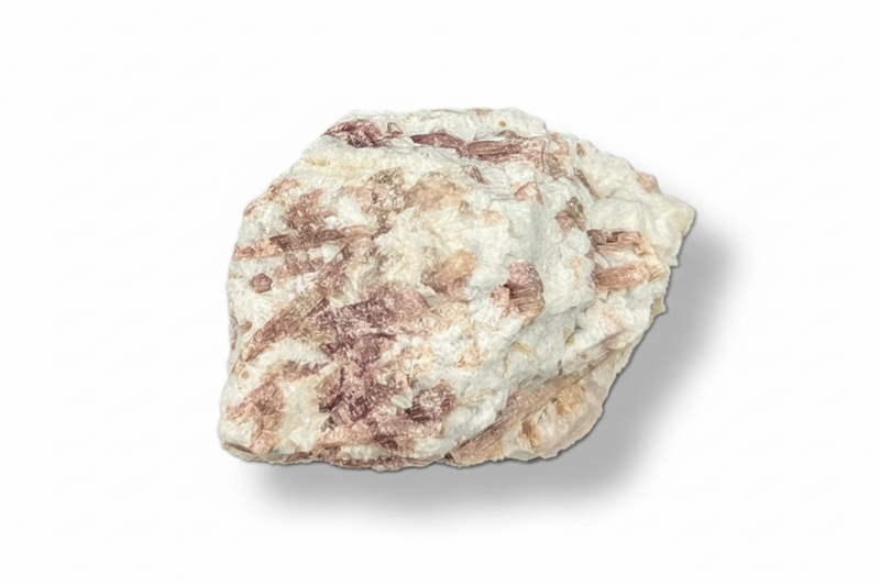 Rock on a white background