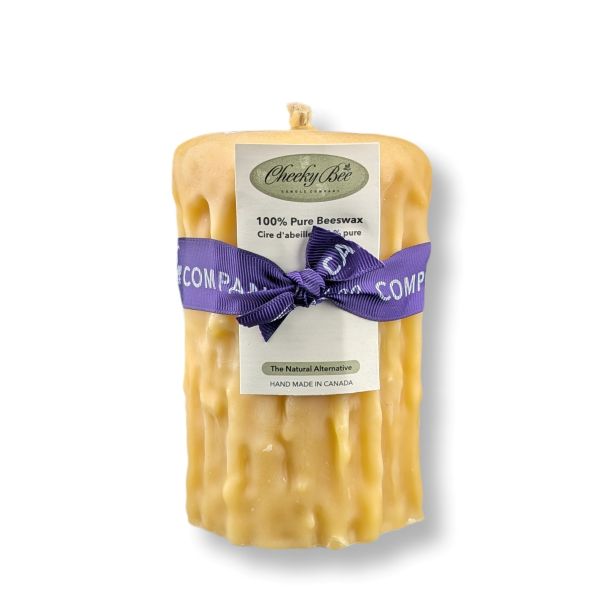 Beeswax Candle  Hand Dripped