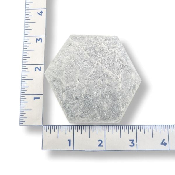 Rocks Selenite Hexagonal Plate