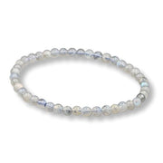 Labradorite bracelet on a white background