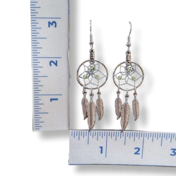 Earrings Dreamcatcher Birthstone August