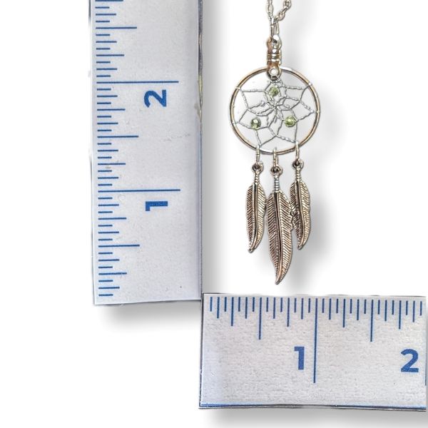 Pendant Dreamcatcher Birthstone August