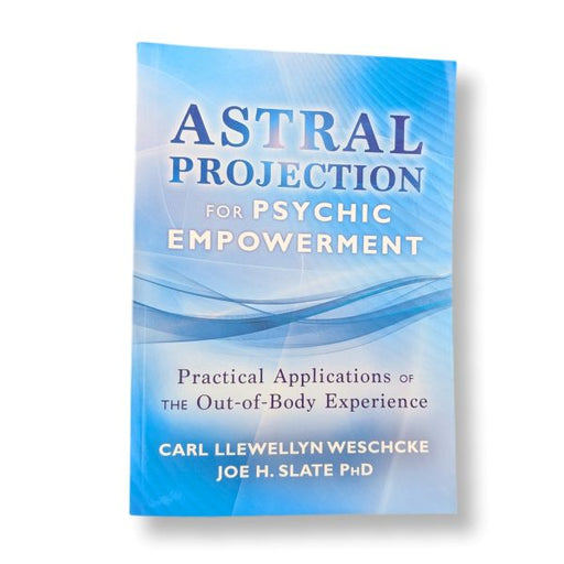 Book titled 'Astral Projection for Psychic Empowerment' on a white background