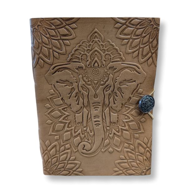 Leather Journal Elephant