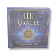 Book titled '11.11 Oracle' by Alana Fairchild with a starry night design on the cover.