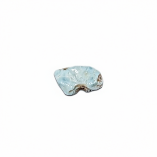 blue  stone  on a white background