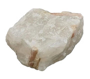 Raw crystal rock on a white background