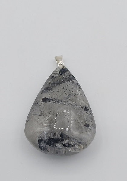 Pendant Tourmaline Quartz Teardrop