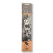 Packaged incense stick with 'Alchemy' branding on a white background