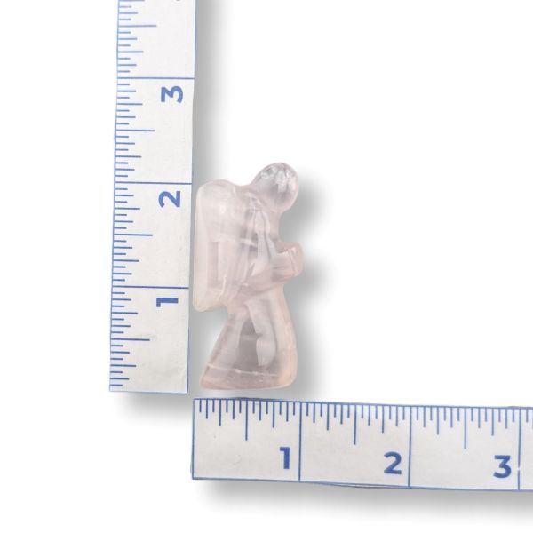 Rocks Rose Quartz Angel Praying