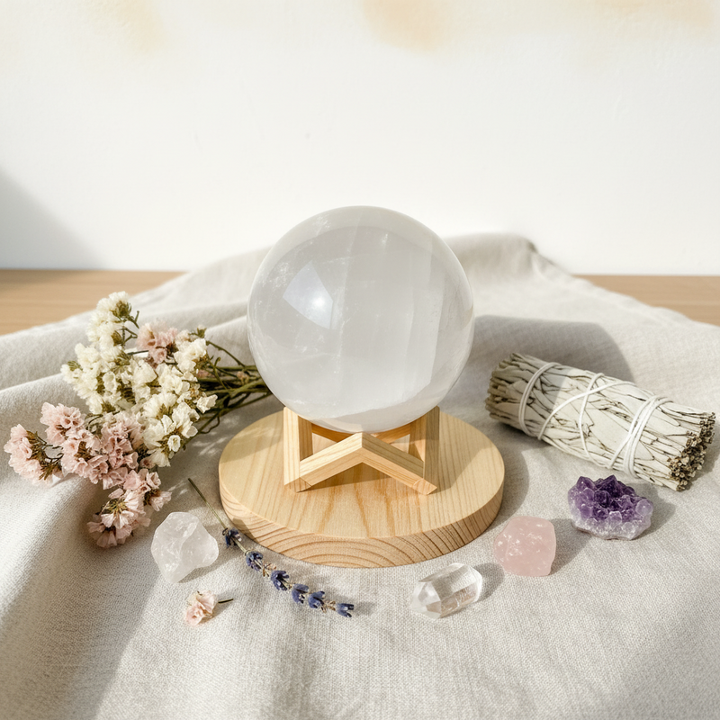 Selenite 10cm Sphere