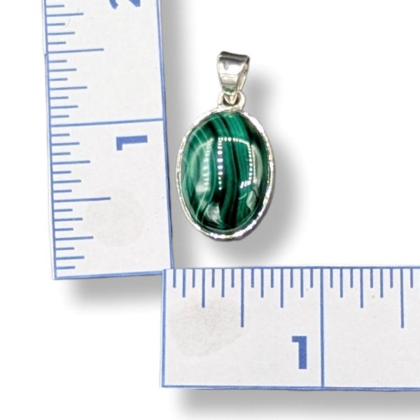 Pendant Malachite Sterling Silver