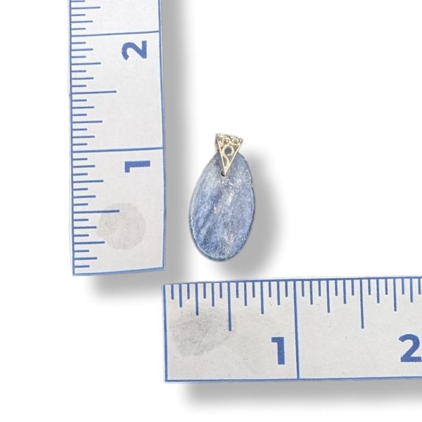 Pendant Blue Kyanite with a Sterling Silver Bail