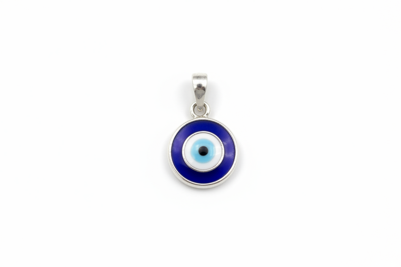 Pendant Evil Eye set in Sterling Silver
