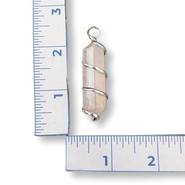 Pendant Rose Angel Aura Silver Twist