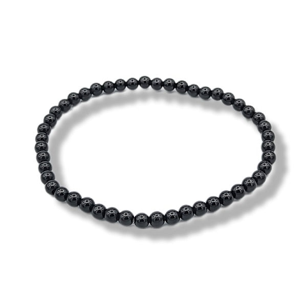 4mm Bracelet Black Tourmaline